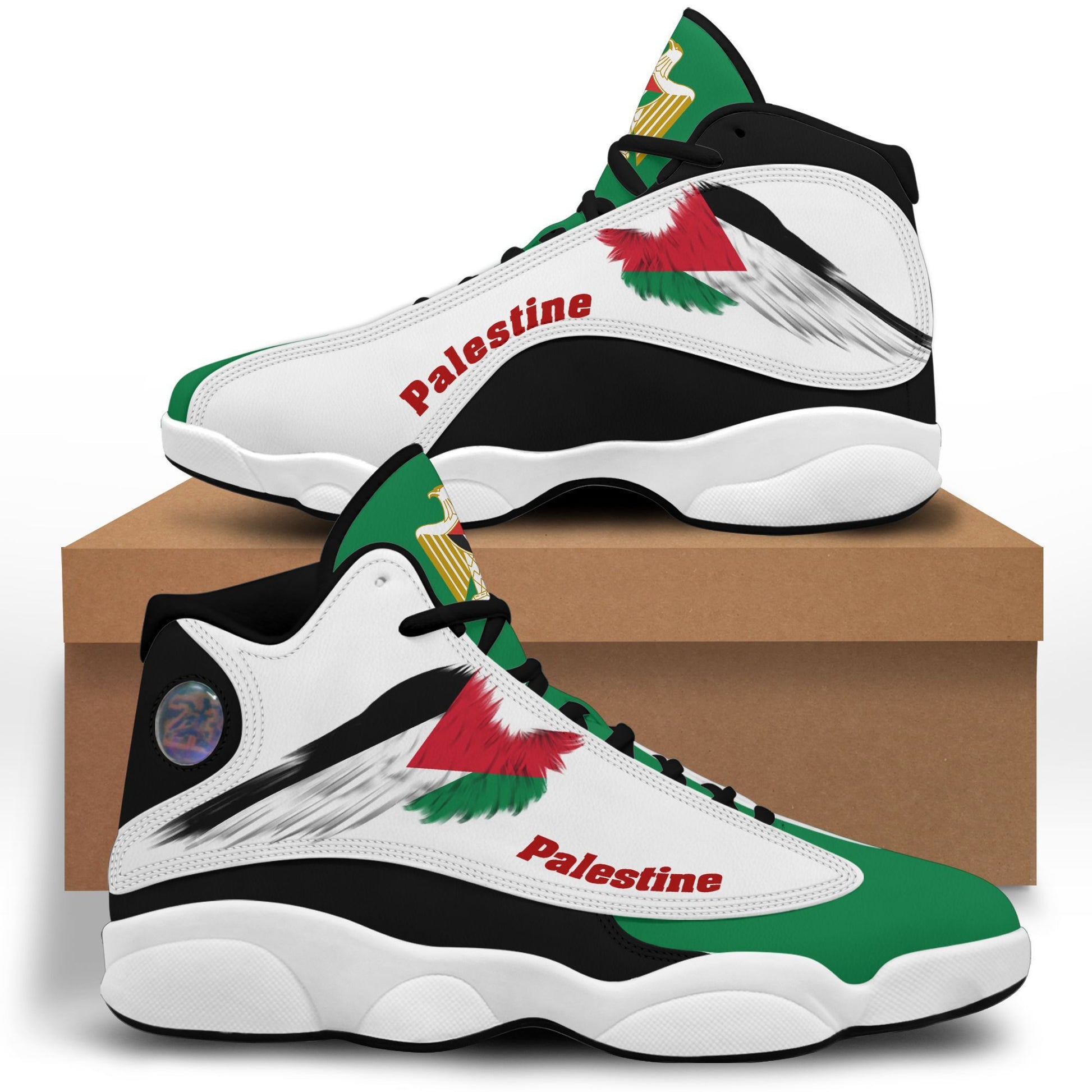 Palestine High Top Sneakers Shoes, Pray For Palestine