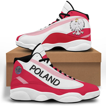 Footwear Poland High Top Sneaker Shoes Women's Men's Special Flag