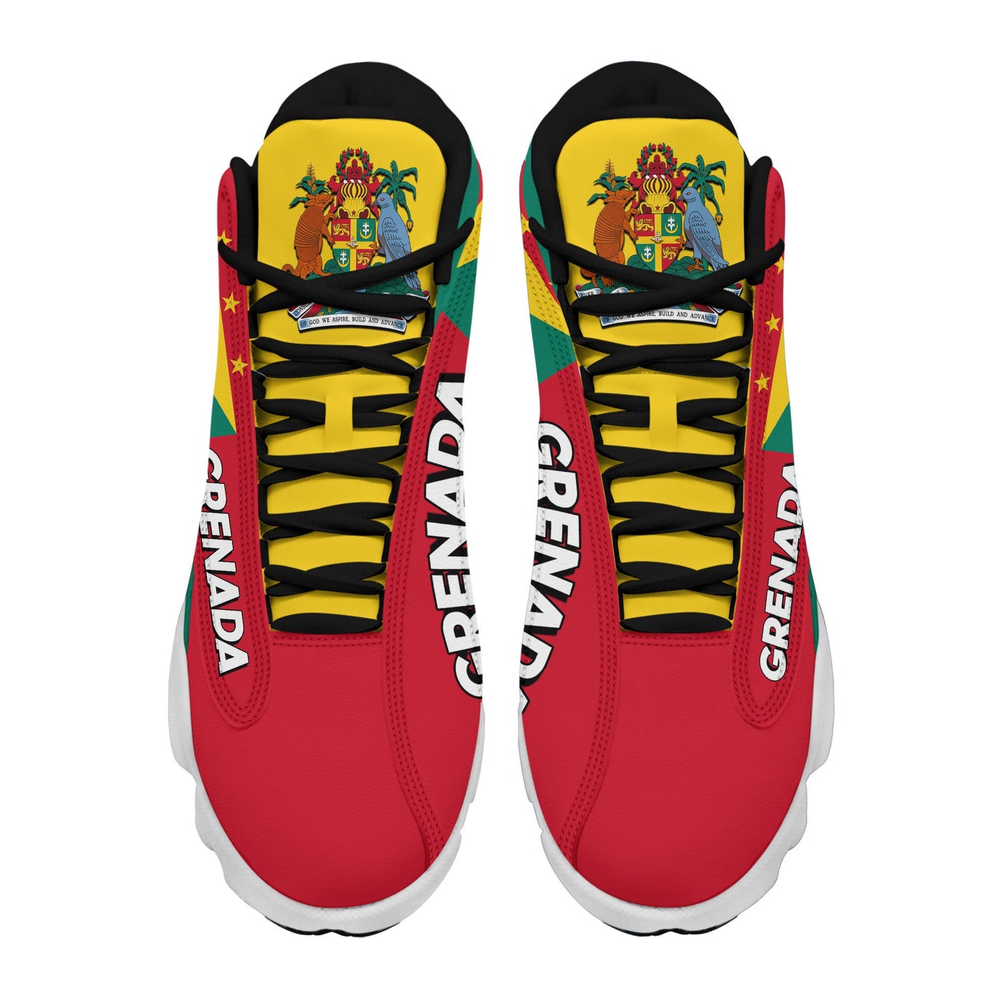 Footwear Grenada High Top Sneaker Shoes Women's Men's Special Flag