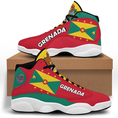 Footwear Grenada High Top Sneaker Shoes Women's Men's Special Flag