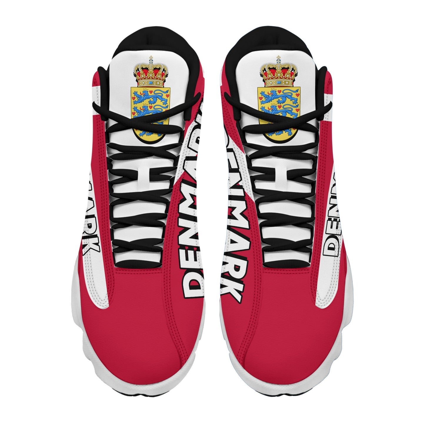 Footwear Denmark High Top Sneaker Shoes Women's Men's Special Flag