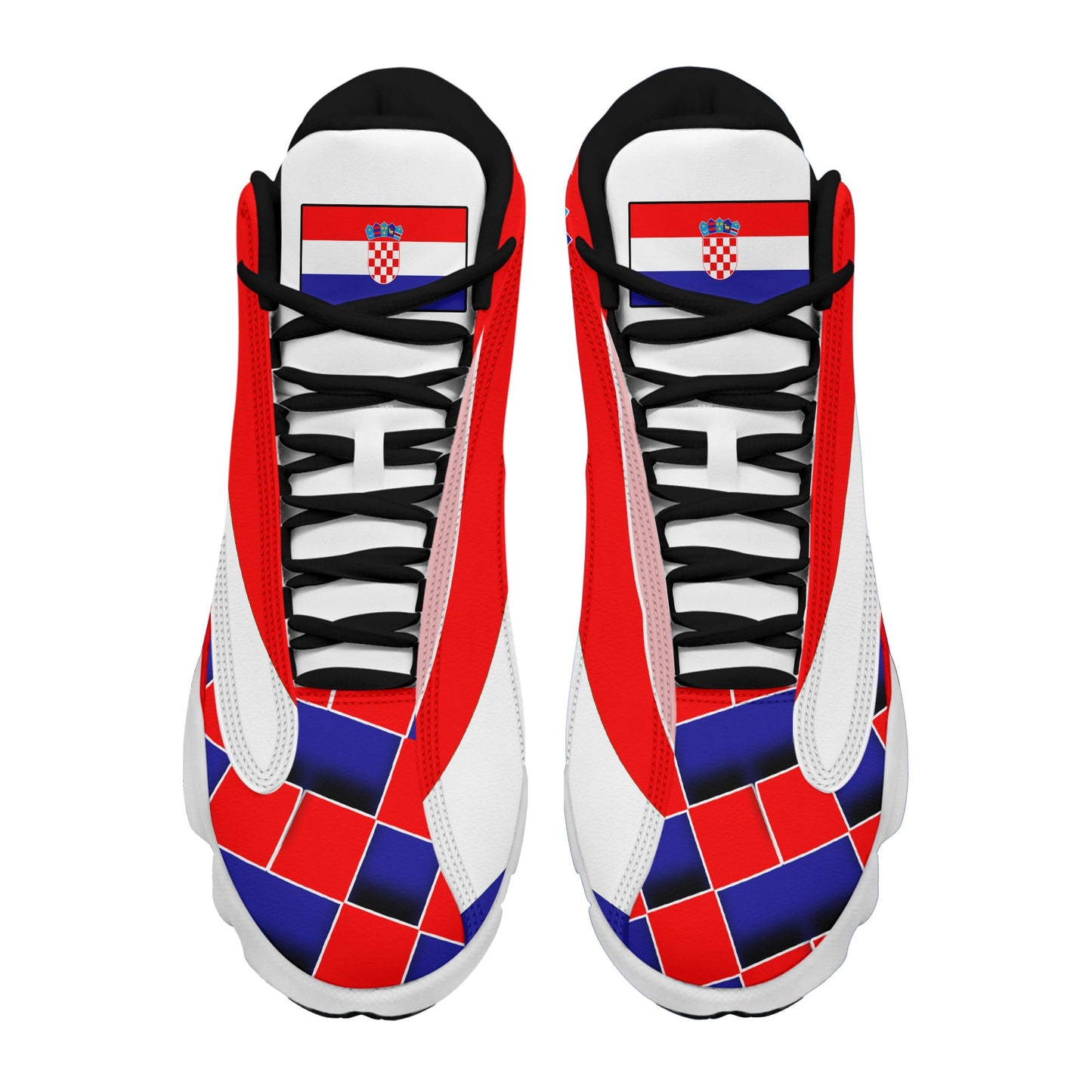 Footwear Croatia High Top Sneaker Shoes Women's Men's Special Flag