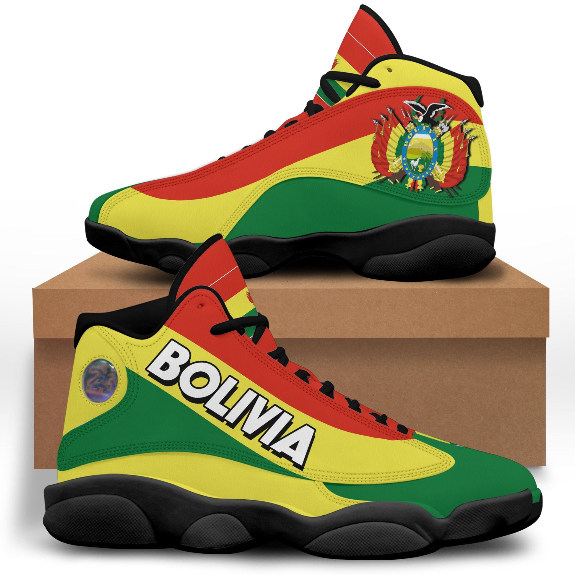 Footwear Bolivia High Top Sneaker Shoes Women's Men's Special Flag
