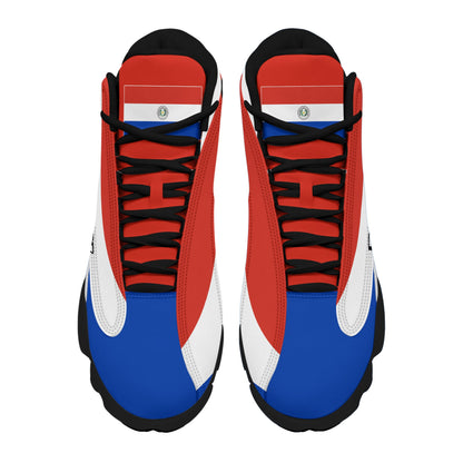 Footwear Paraguay High Top Sneaker Shoes Women's Men's Special Flag