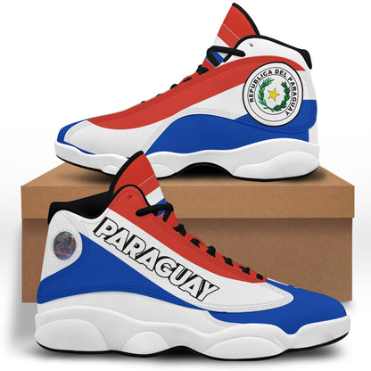 Footwear Paraguay High Top Sneaker Shoes Women's Men's Special Flag