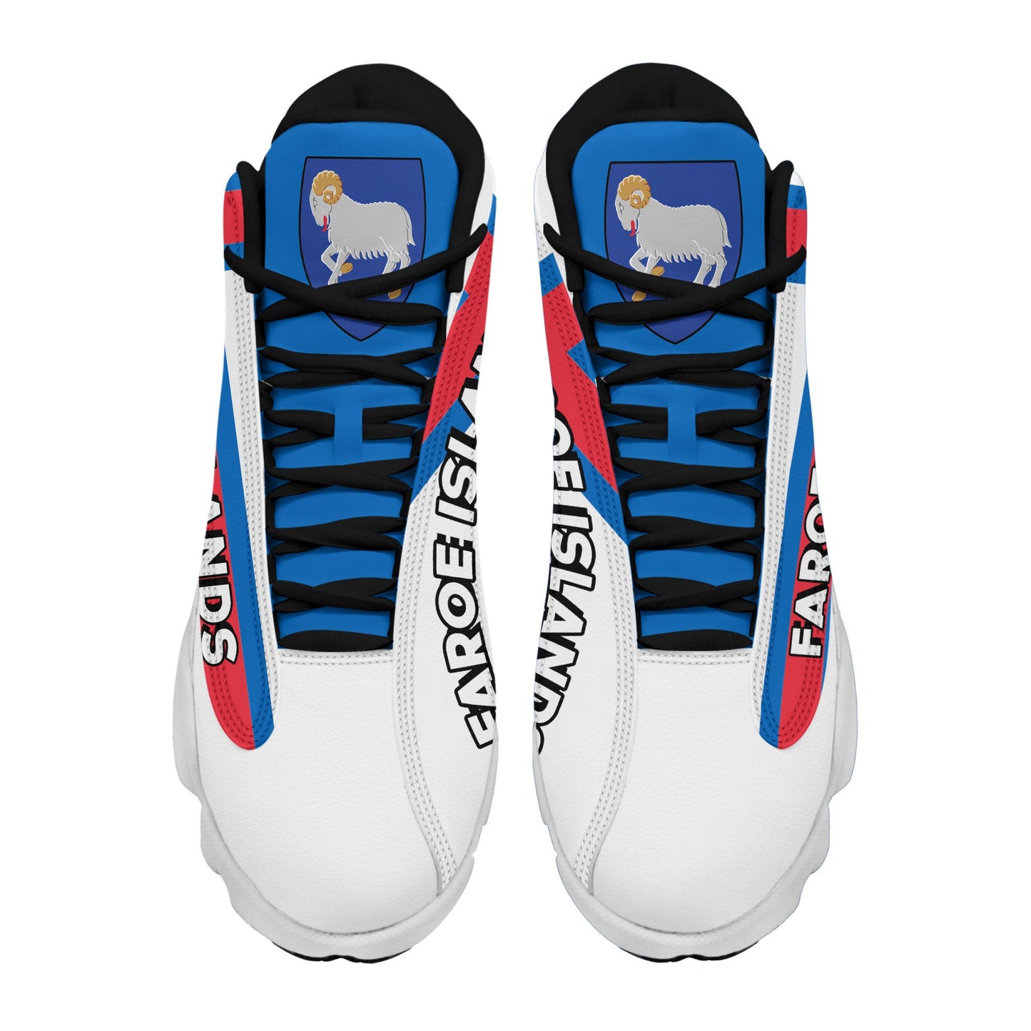 Footwear Faroe Islands High Top Sneaker Shoes Women's Men's Special Flag