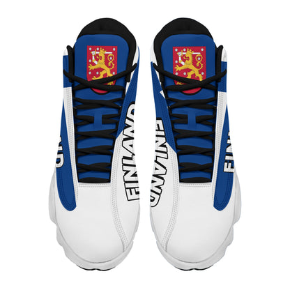 Footwear Finland High Top Sneaker Shoes Women's Men's Special Flag