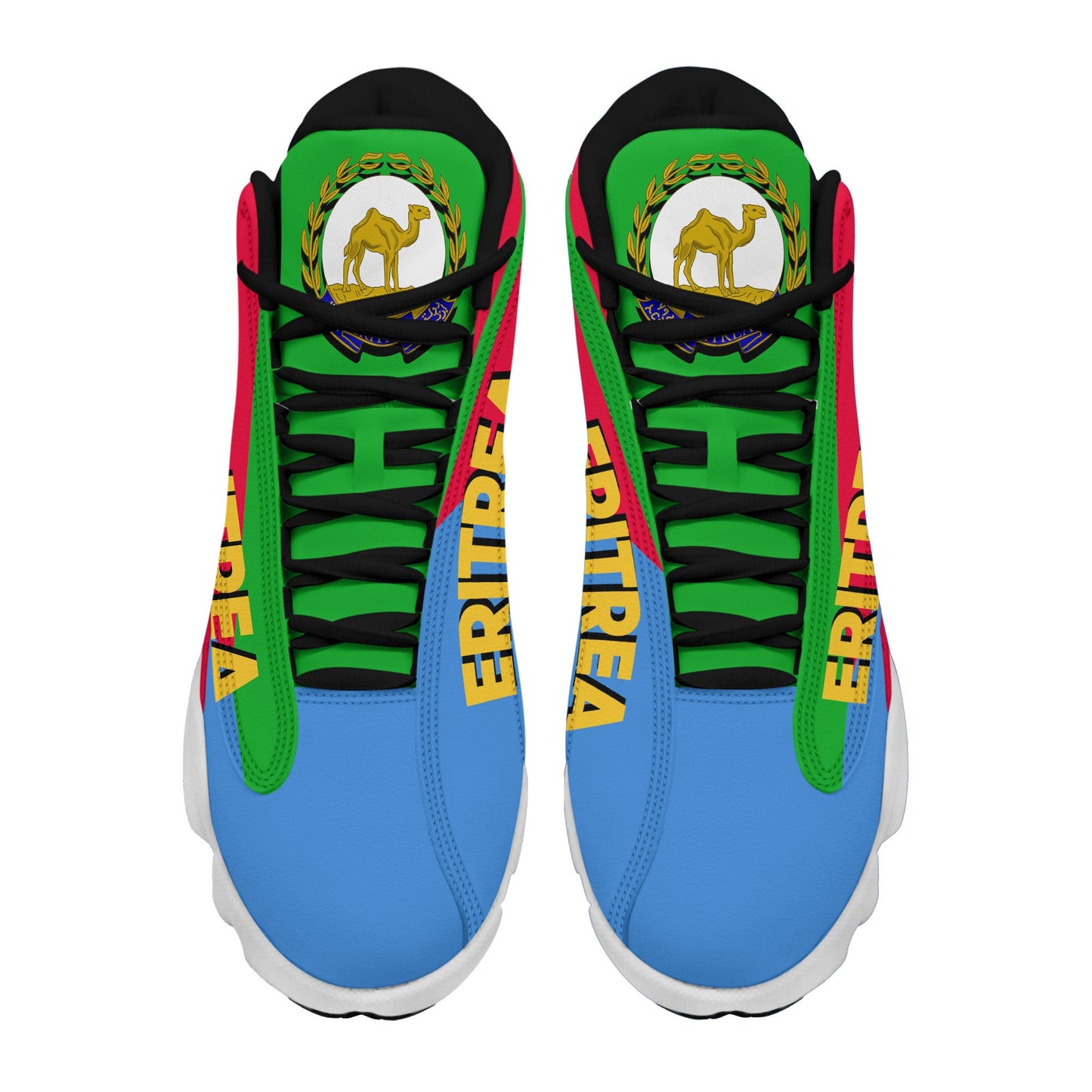 Footwear Eritrea High Top Sneaker Shoes Women's Men's Special Flag