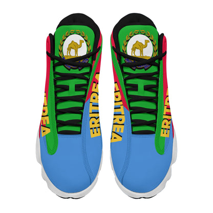 Footwear Eritrea High Top Sneaker Shoes Women's Men's Special Flag