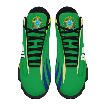 Footwear Brazils High Top Sneaker Shoes Women's Men's Special Flag