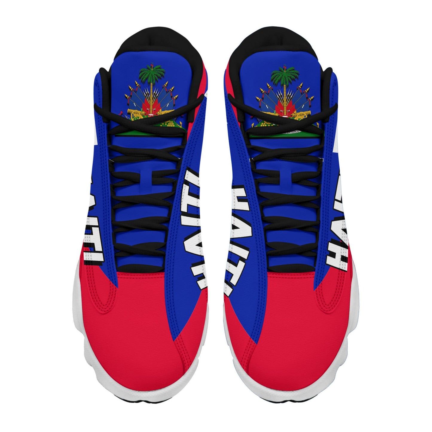Footwear Haiti High Top Sneaker Shoes Women's Men's Special Flag