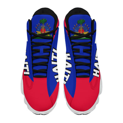 Footwear Haiti High Top Sneaker Shoes Women's Men's Special Flag