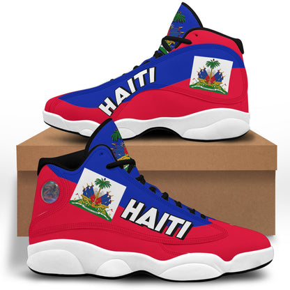 Footwear Haiti High Top Sneaker Shoes Women's Men's Special Flag