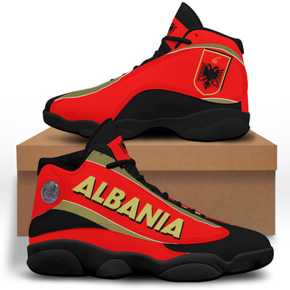 Footwear Albania High Top Sneaker Shoes Women's Men's Special Flag