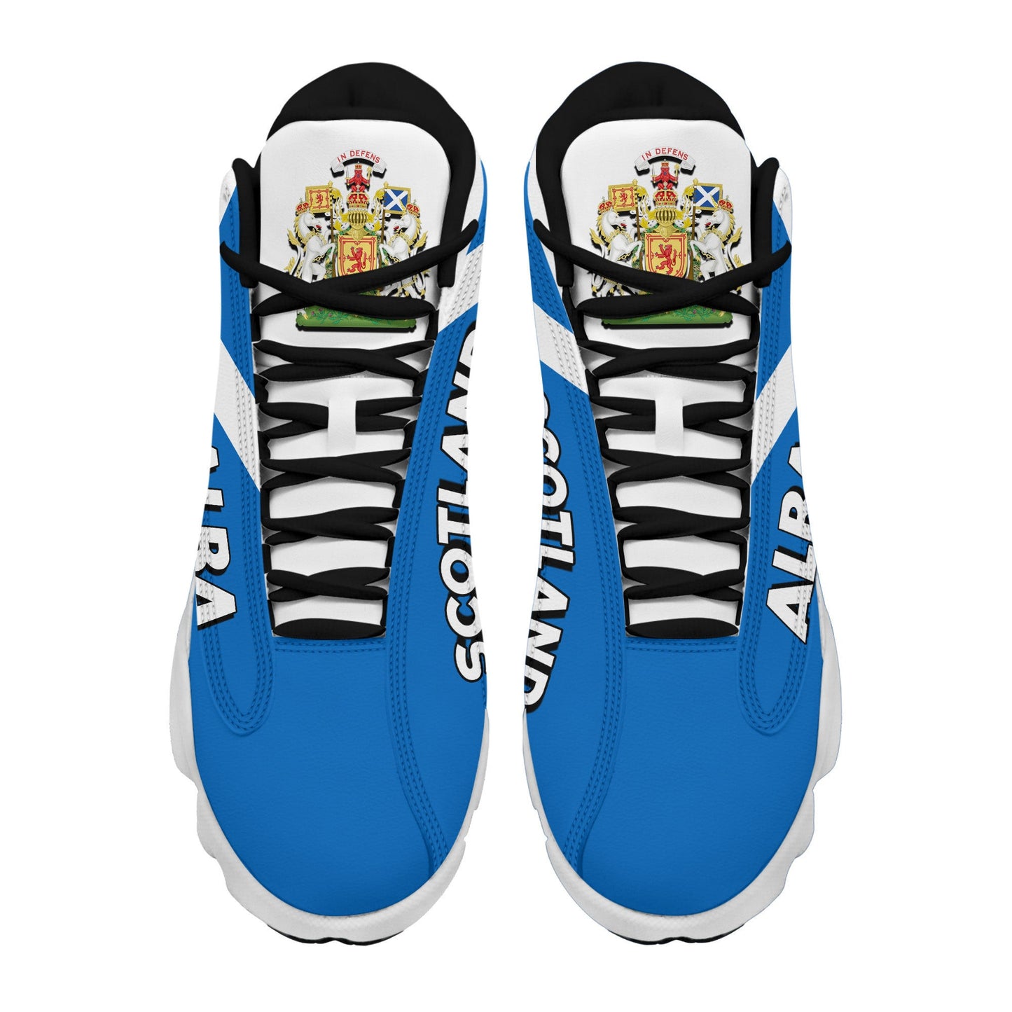 Footwear Scotland High Top Sneaker Shoes. Women's Men's Special Flag