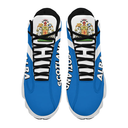 Footwear Scotland High Top Sneaker Shoes. Women's Men's Special Flag