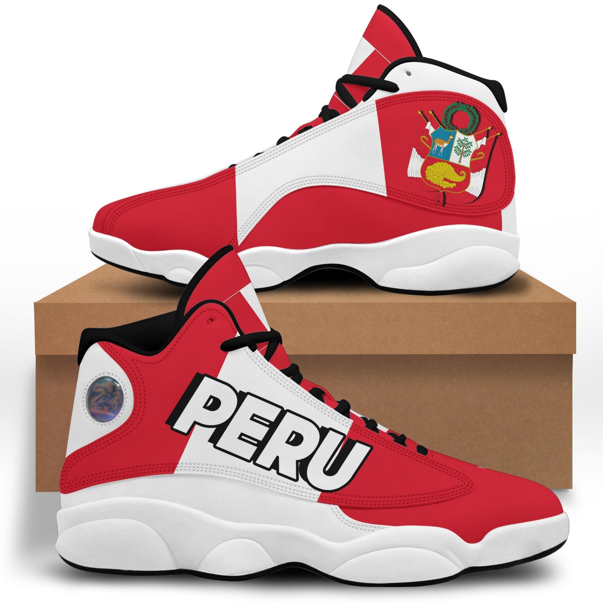Footwear Peruu High Top Sneaker Shoes Women's Men's Special Flag