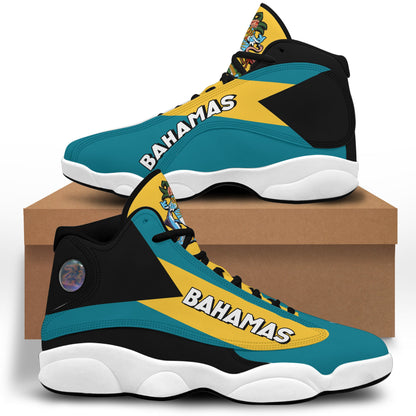 Footwear Bahamas High Top Sneaker Shoes Women's Men's Special Flag