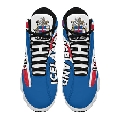 Footwear Iceland High Top Sneaker Shoes Women's Men's Special Flag