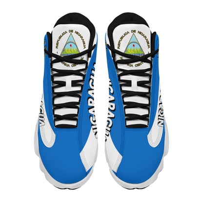 Footwear Nicaragua High Top Sneaker Shoes Women's Men's Special Flag