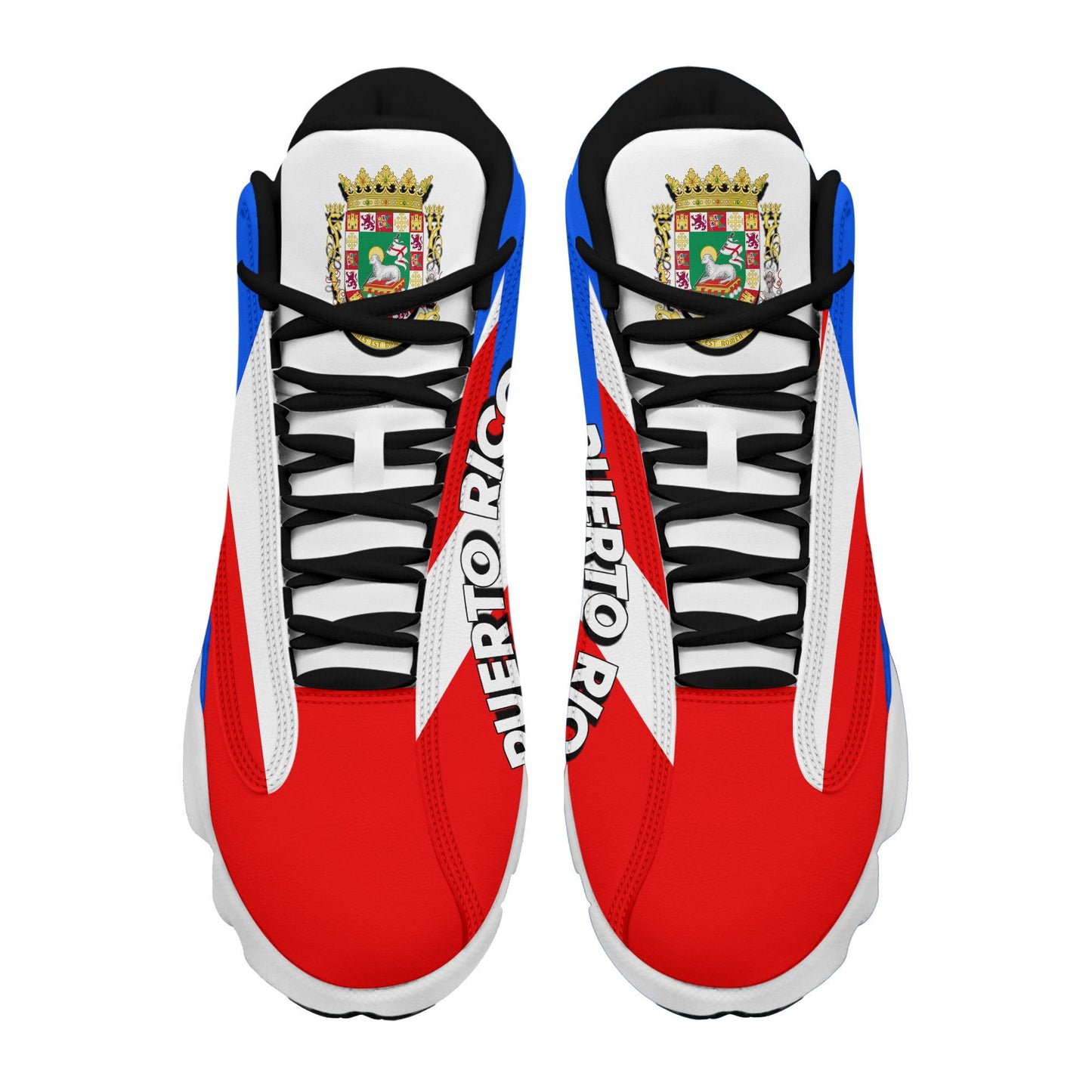 Footwear Puerto Rico High Top Sneaker Shoes Women's Men's Special Flag