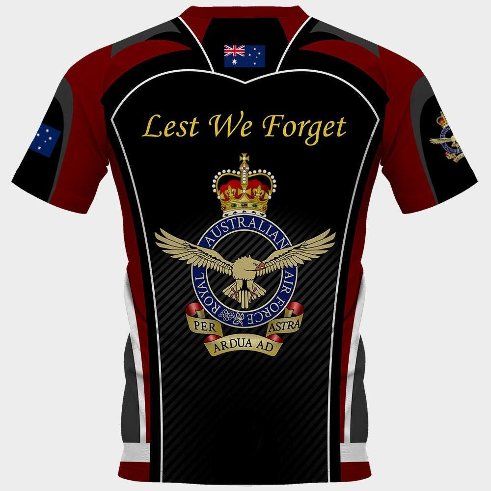 Australia Anzac T Shirt Red Puppy Anzac Remembrance Day Lest We Forget