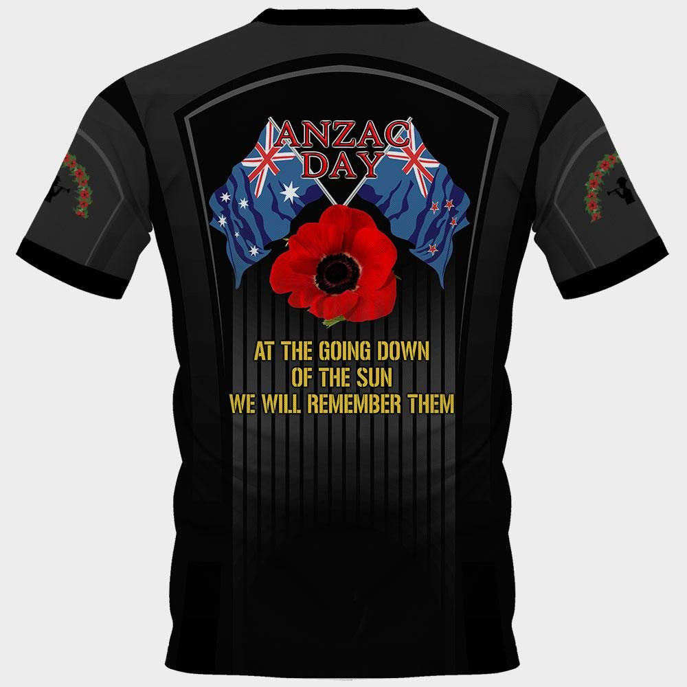 Australia Anzac T Shirt Anzac Remembrance Day Lest We Forget