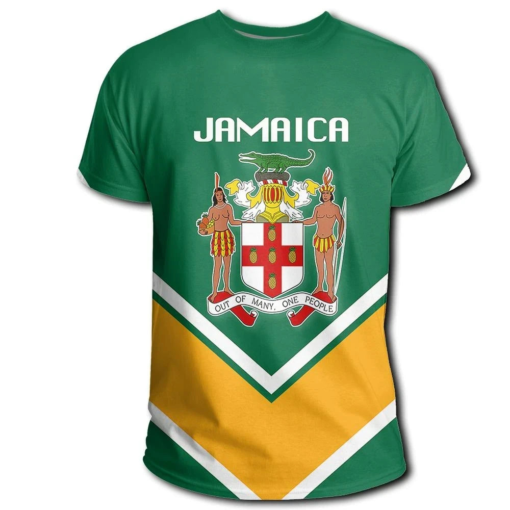 Jamaica Coat Of Arms T Shirt Lucian Style W