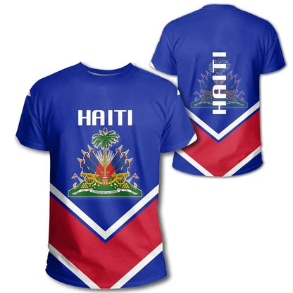 Haiti Coat Of Arms T Shirt Lucian Style W