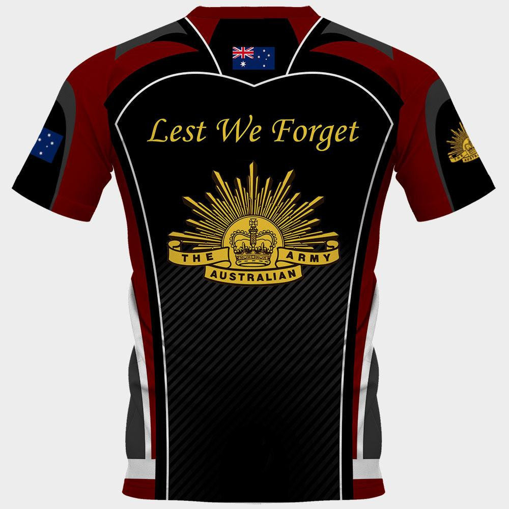 Anzac T Shirt Anzac Day Lest We Forget Poppy Symbol
