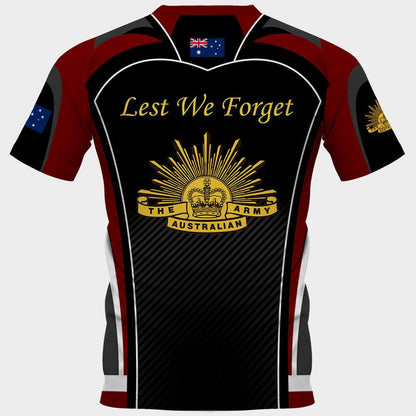 Anzac T Shirt Anzac Day Lest We Forget Poppy Symbol