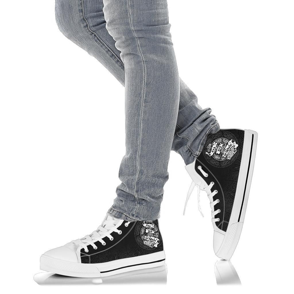 Viking High Top Shoe See You In Valhalla