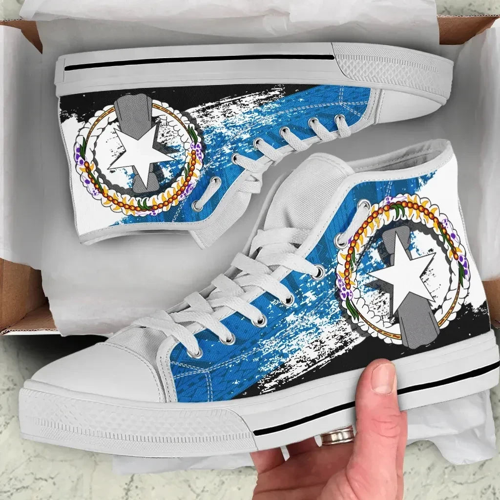 Northern Mariana Islands Special High Top Shoes