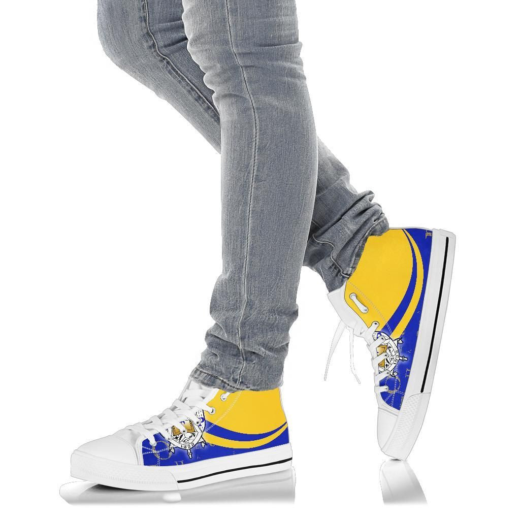 African High Top Shoe Black Sigma Gamma Rho