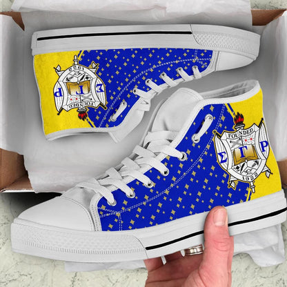Sigma Gamma Rho Hand Sign High Top Shoe
