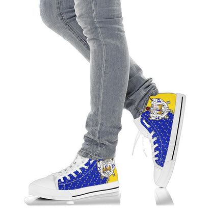 Sigma Gamma Rho Hand Sign High Top Shoe
