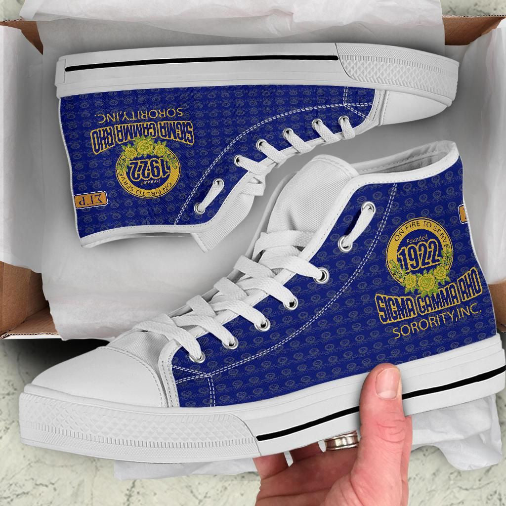Sigma Gamma Rho High Top Shoe
