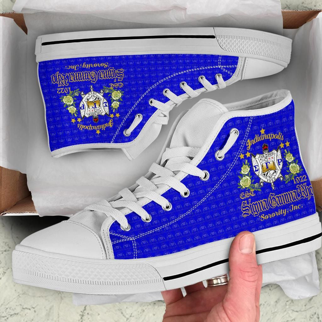 Sigma Gamma Rho High Top Shoe