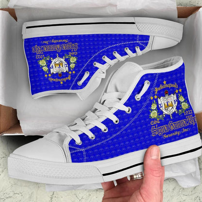 Sigma Gamma Rho High Top Shoe