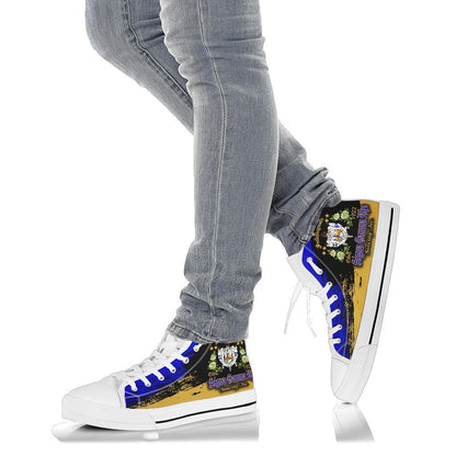 Sigma Gamma Rho High Top Shoe Paint Style