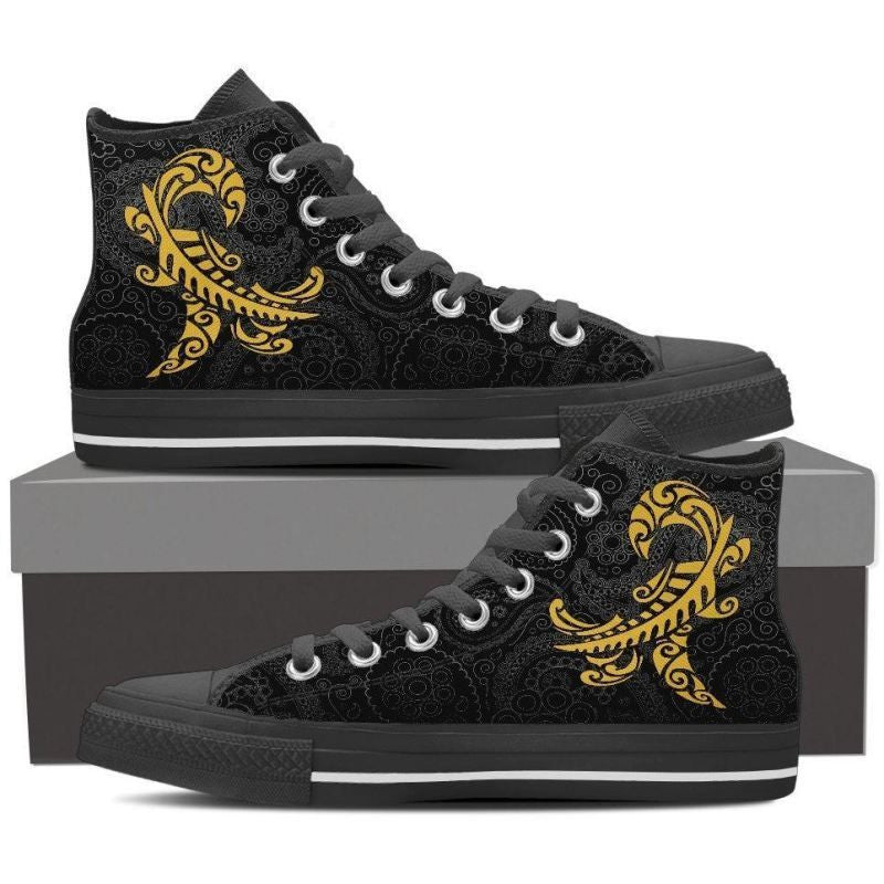 New Zealand Men'S High Top Canvas Shoe 02