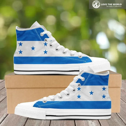 Honduras High Top Shoes Original Flag