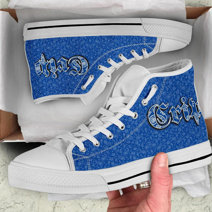 Crips Gang High Top Shoe