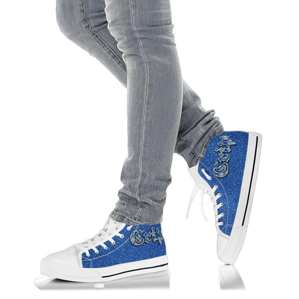 Crips Gang High Top Shoe