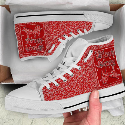 Blood Gang High Top Shoe