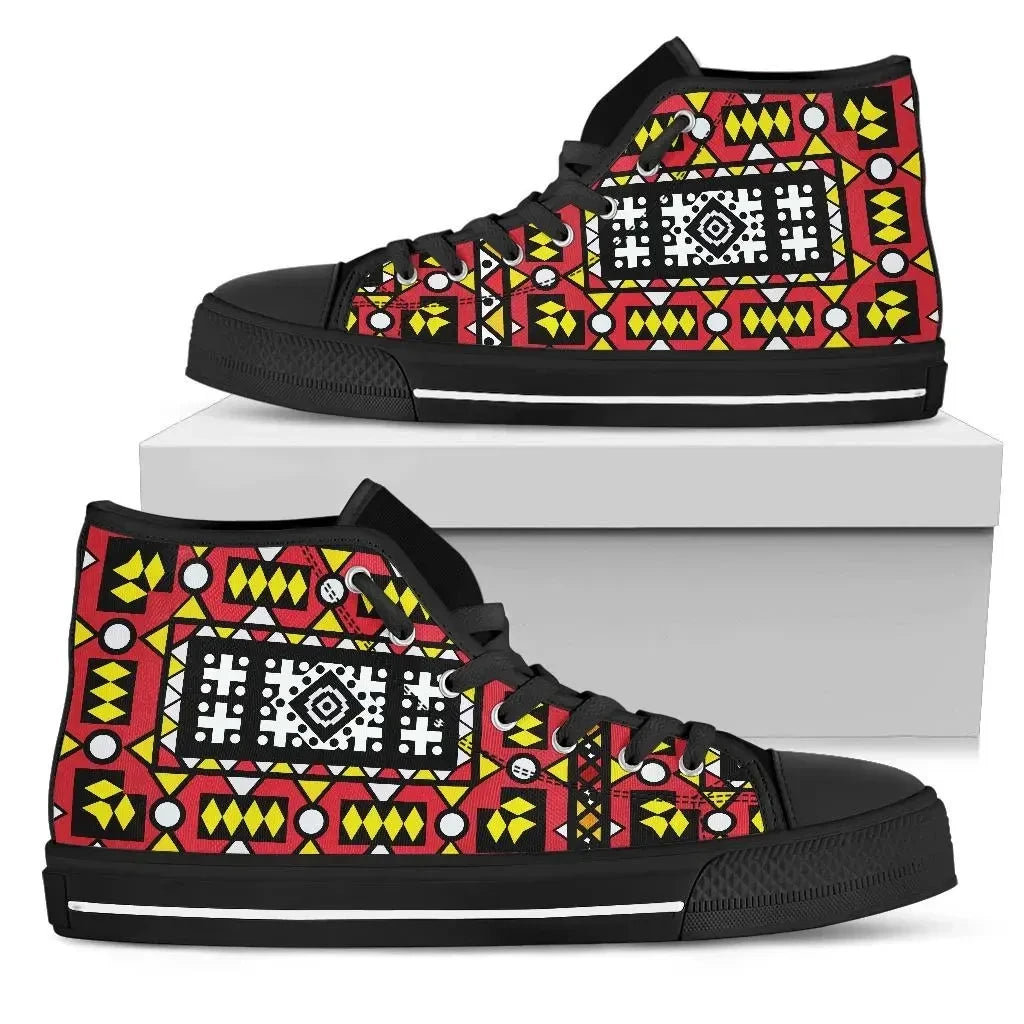 Angolan Samakaka High Top Shoe