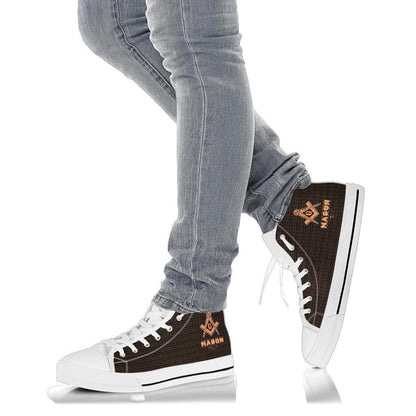 Masonic High Top Shoe