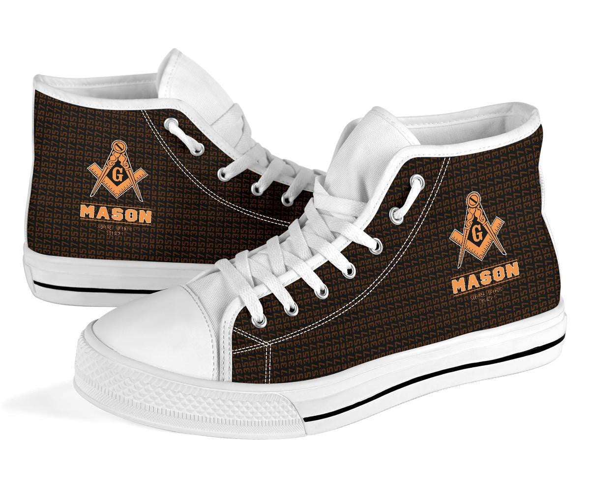 Masonic High Top Shoe
