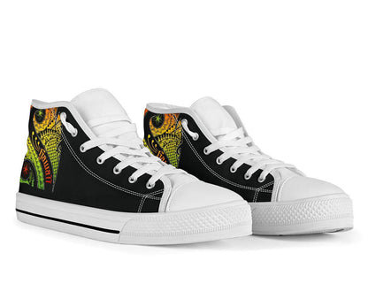 Hawaii High Top Shoe Hawaii Polynesian Decorative Patterns