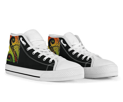 Hawaii Personalised High Top Shoe Hawaii Polynesian Decorative Patterns